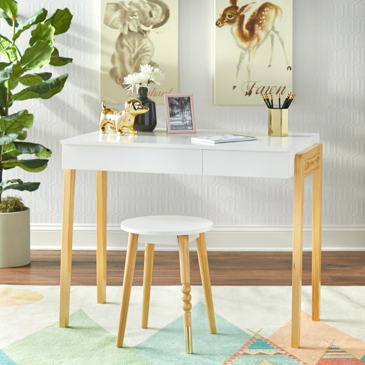 Simple Living Riley Desk and Stool Set