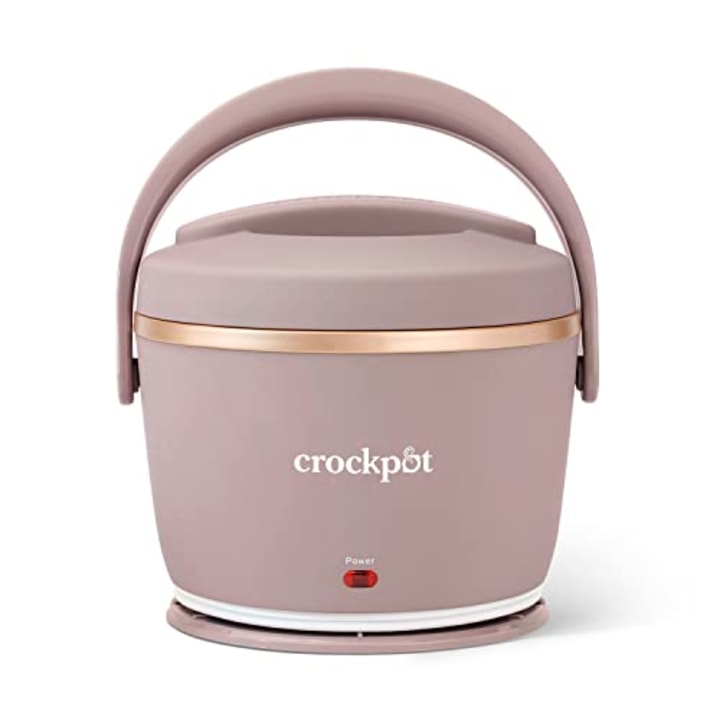Crockpot Electric Lunch Box, Portable Food Warmer for On-the-Go, 20-Ounce, Blush Pink