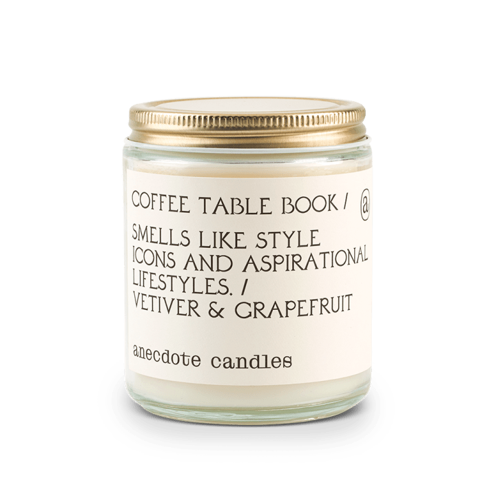 Anecdote Candles Coffee Table Book Candle