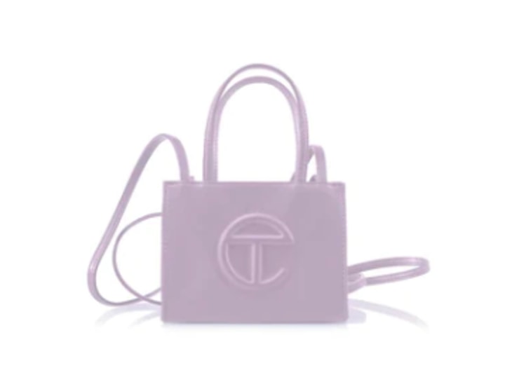 Small Lavender Shopping Bag