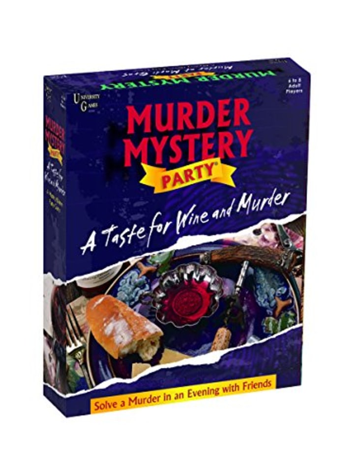 University Games Murder Mystery Party - A Taste for Wine &amp; Murder, Multicolor (33202)