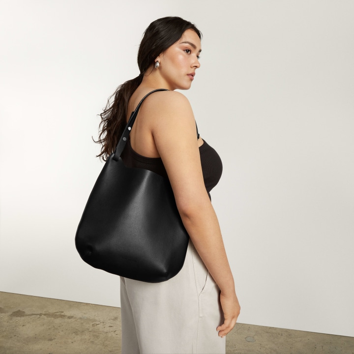Cactus Leather Hobo by Everlane in Black