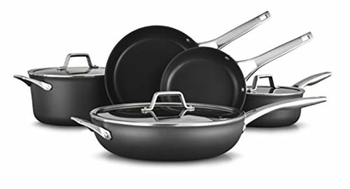 Calphalon Pots and Pans Set, Nonstick Kitchen Cookware with Stay-Cool Handles