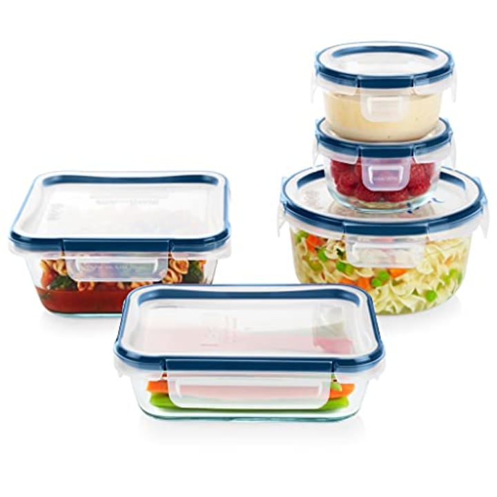 Pyrex Freshlock 10-Piece Glass Food Storage Set