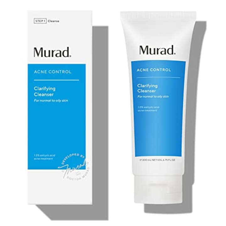Murad Acne Control Clarifying Cleanser - Salicylic Acid Face Wash - Exfoliating Gel Helps Clear Facial Skin and Prevent Future Breakouts