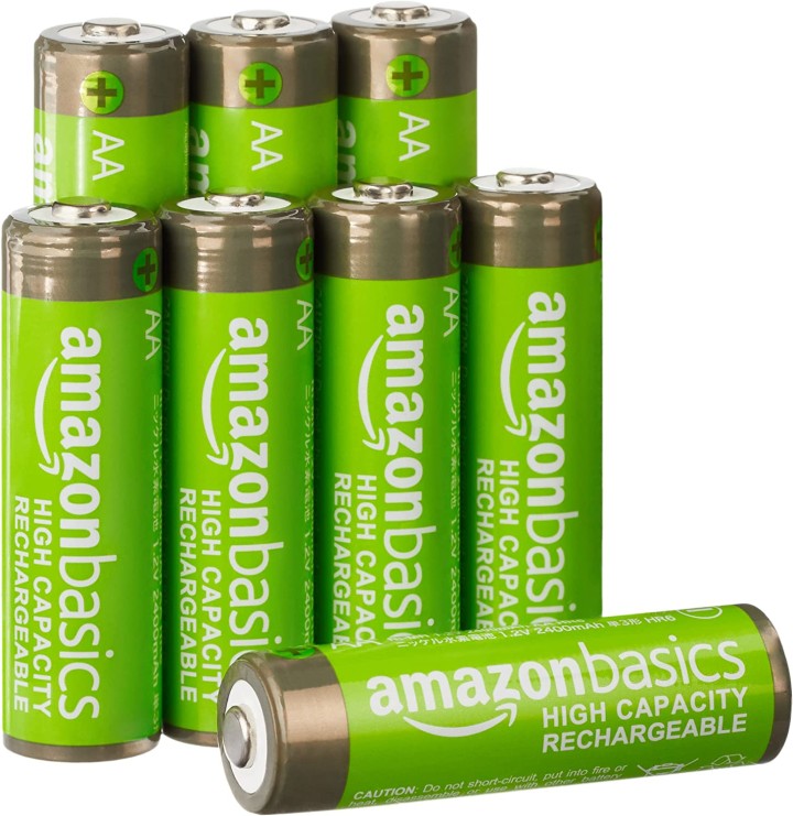8-Pack AA Rechargeable Batteries