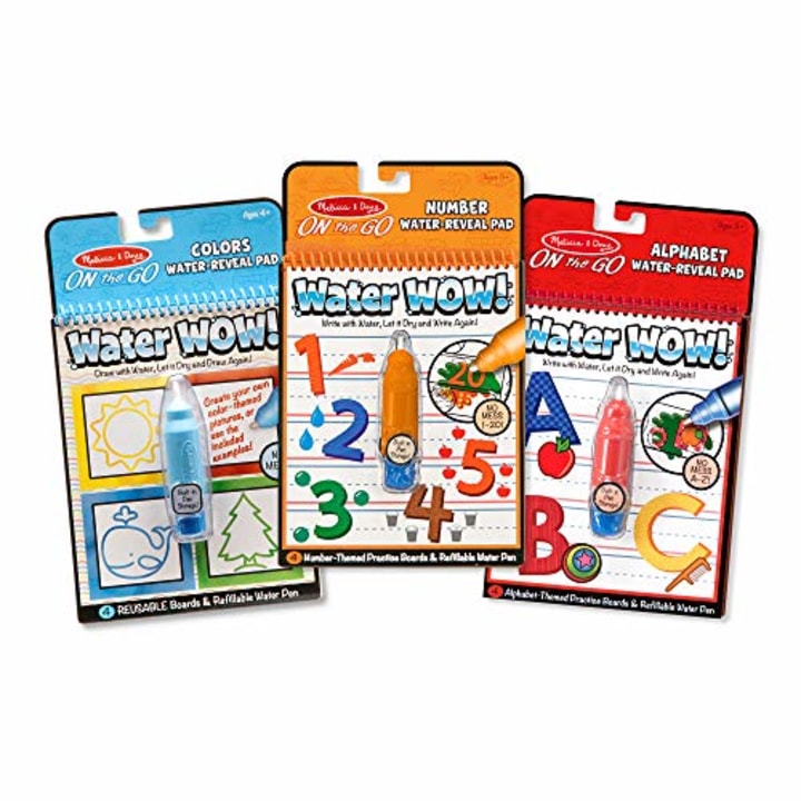 Melissa &amp; Doug On the Go Water Wow! Reusable Water-Reveal Activity Pads