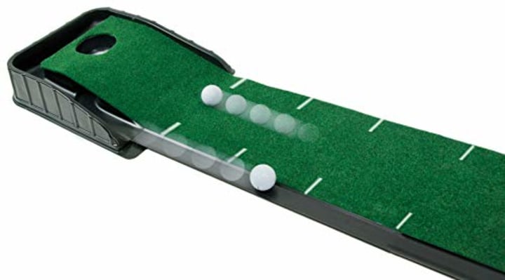 Club Champ Automatic Golf Putting System Black &amp; green, 7 Ft