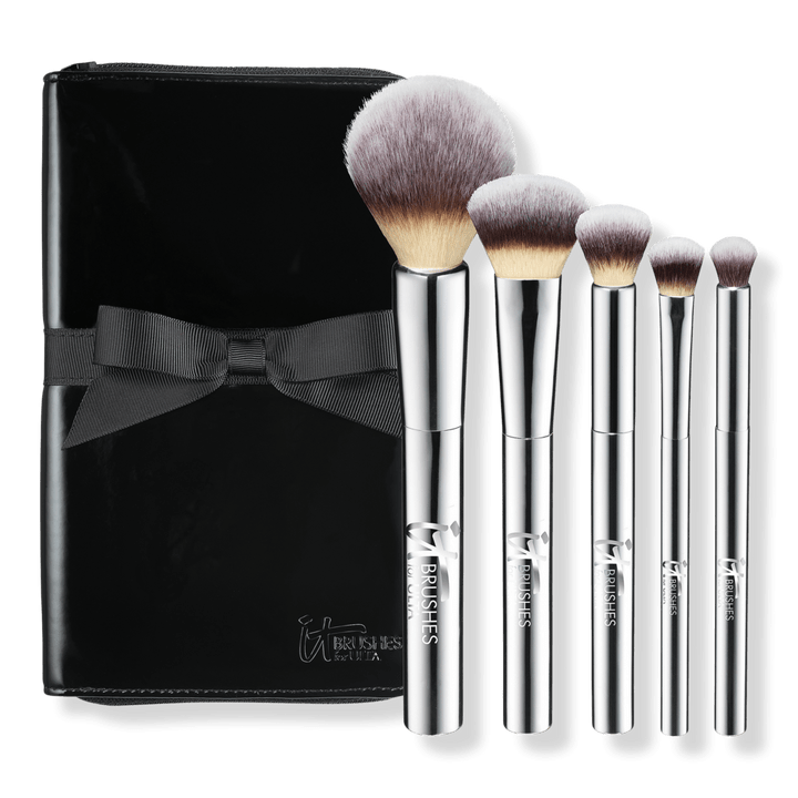 IT Brushes For ULTAYour Beautiful Basics Airbrush 101 5 Pc Makeup Brush Set