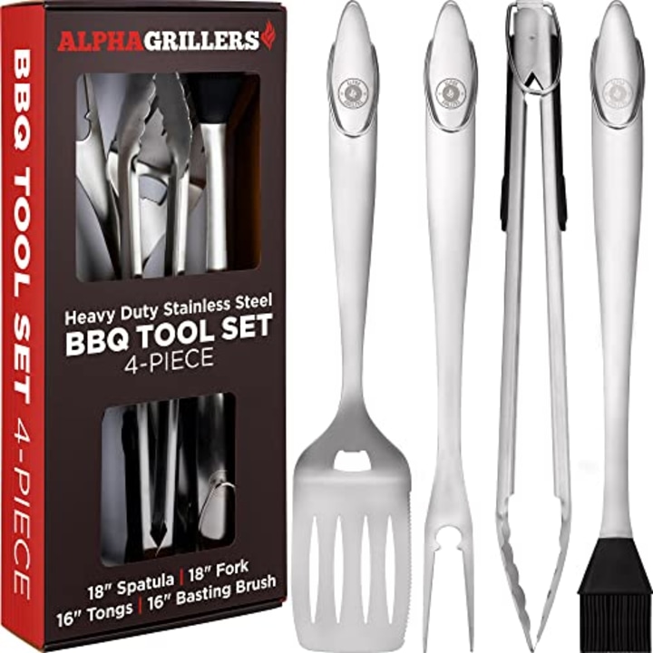 Alpha Grillers Grill Set Heavy Duty BBQ Accessories