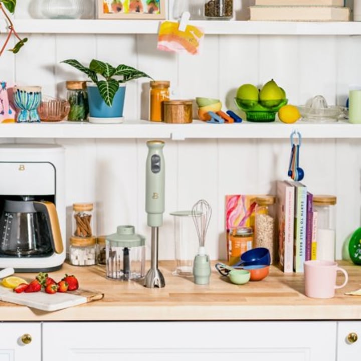 Drew Barrymore's New 'Beautiful Kitchenware' Debuts With Sage Green Small  Appliances