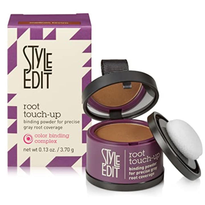 Style Edit Root Touch Up, to Cover Up Roots and Grays, Medium Brown Hair Color