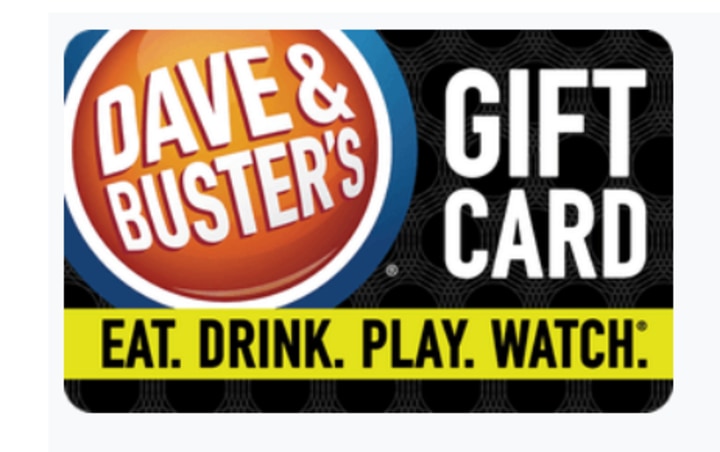 Dave and Buster's Gift Card