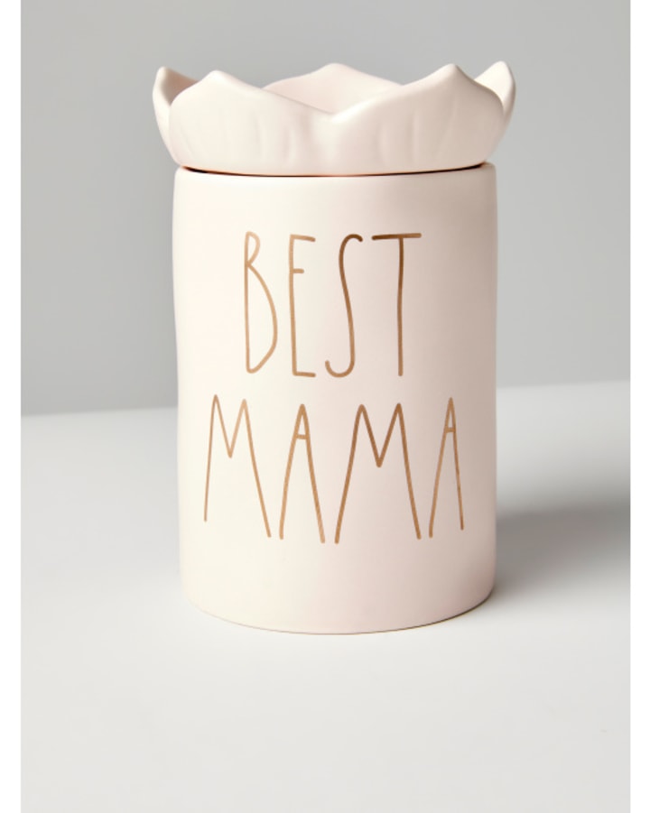 14oz Best Mama Candle With Flower Lid