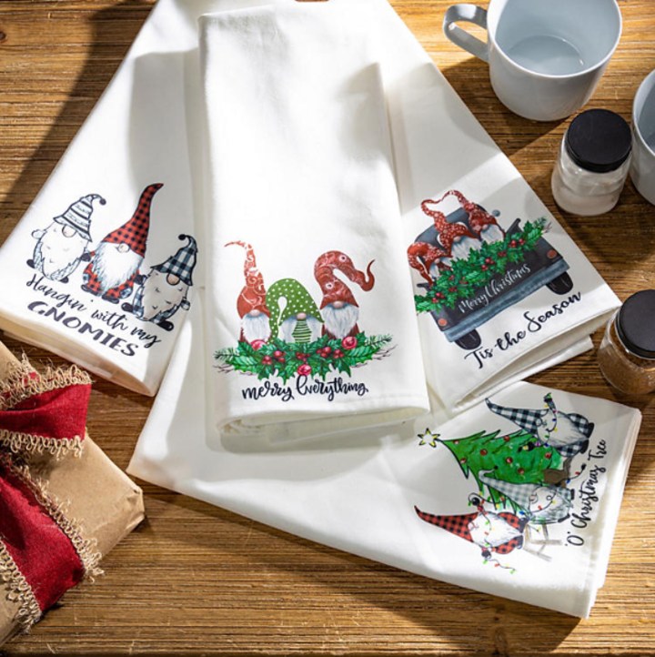Gnome Tea Towels (Set of 4)