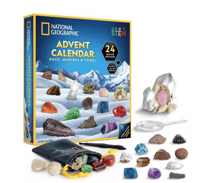 Rock, Mineral & Fossil Advent Calendar