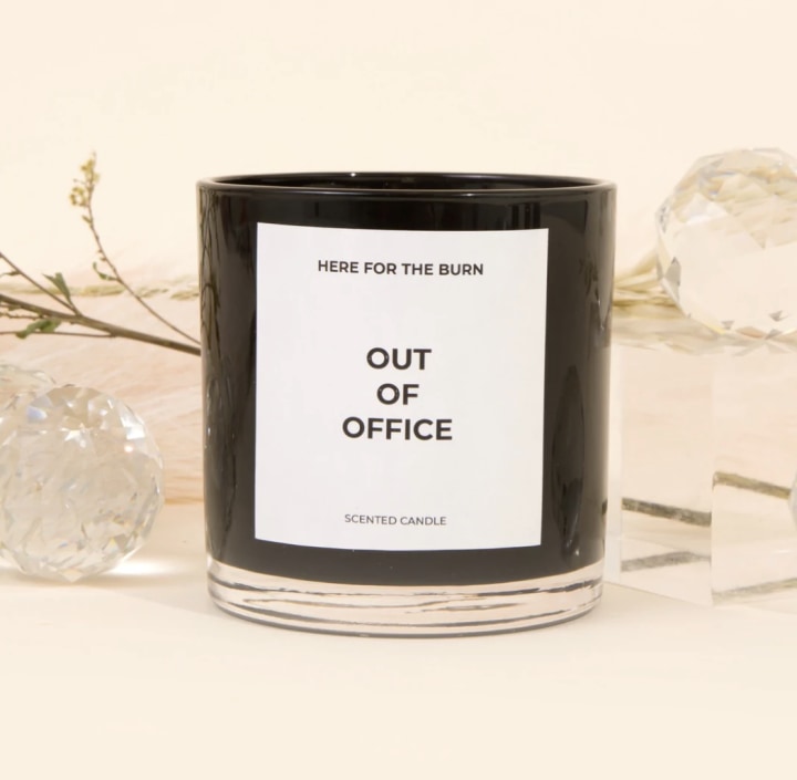 Out of Office Candle