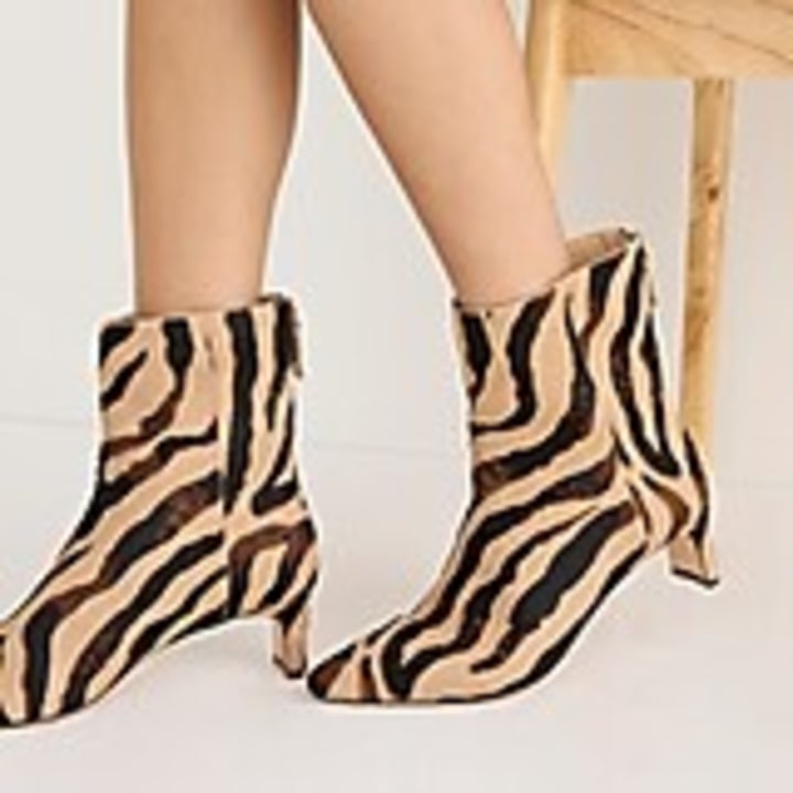 Stevie ankle boots in calf hair