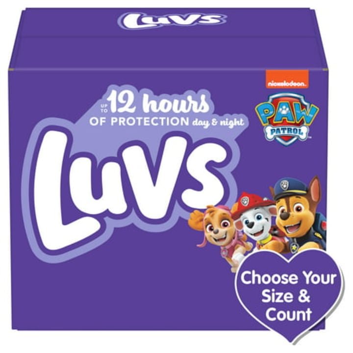 Luvs Paw Patrol Edition Diapers (Choose Your Size &amp; Count)