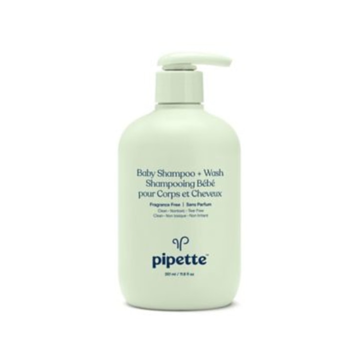 Pipette Baby 11.8 fl. oz. Fragrance-Free Baby Shampoo &amp; Wash