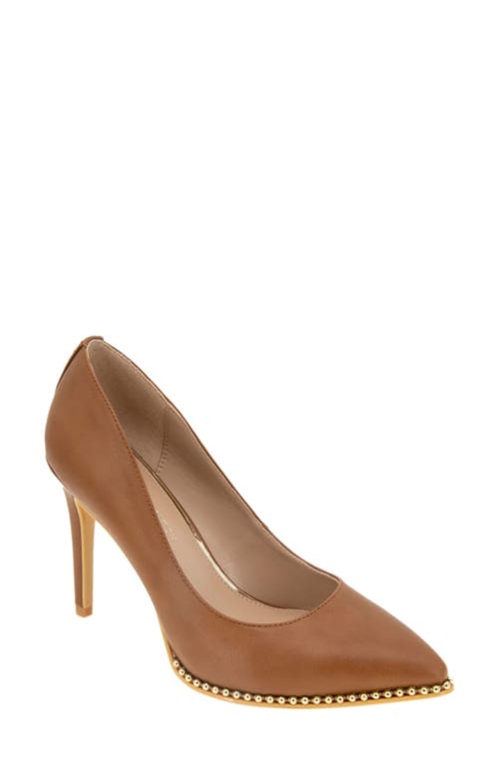bcbg Hawti Pointed Toe Pump in Cognac at Nordstrom, Size 6.5