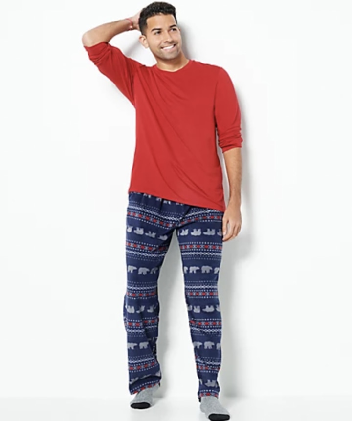Men's Mountain Fleece Pajama Set