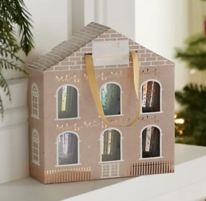 6-Pc Holiday House Candle Gift Set