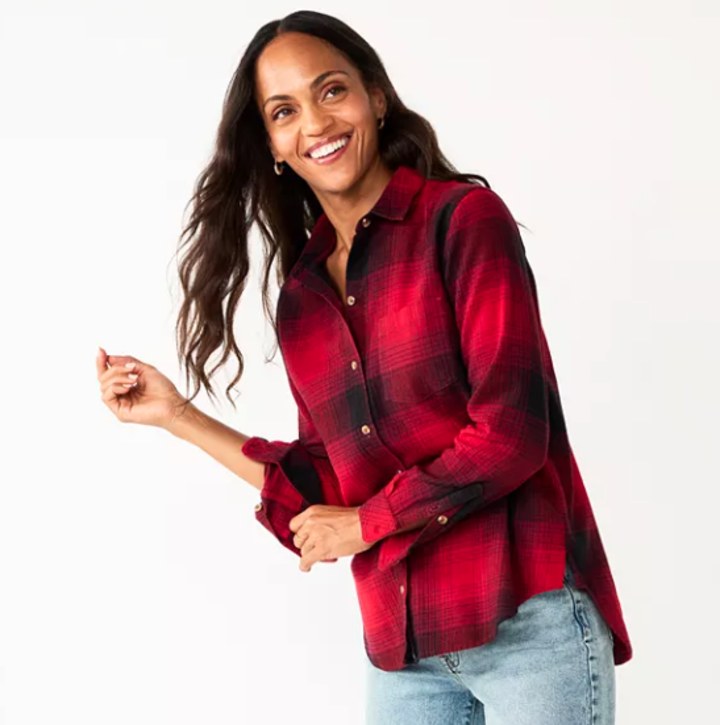 Sonoma Goods For Life Everyday Flannel Shirt