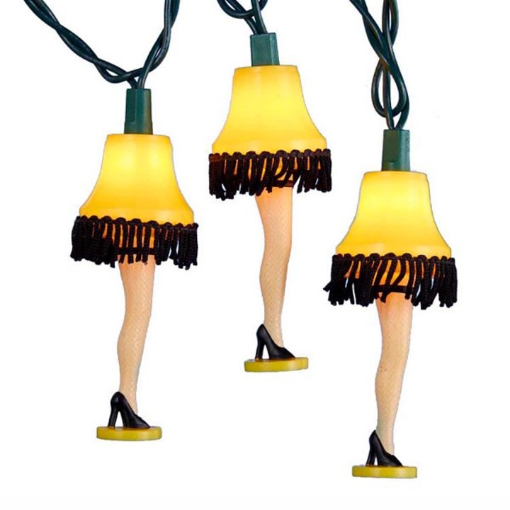 Kurt Adler A Christmas Story 10-Bulb Leg Lamp String Light Set - Indoor &amp; Outdoor