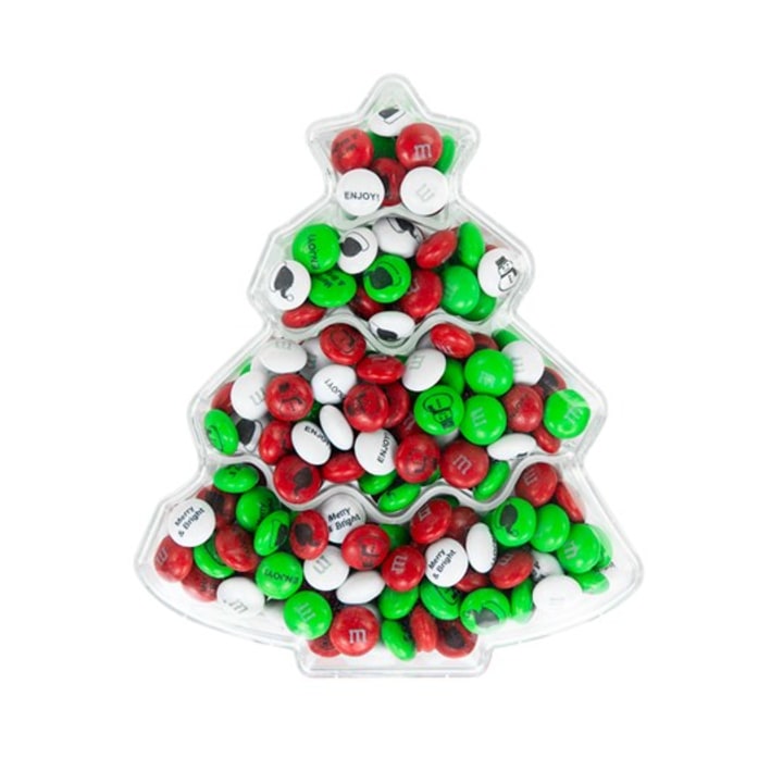 Personalizable M&amp;M'S Christmas Tree Gift Box