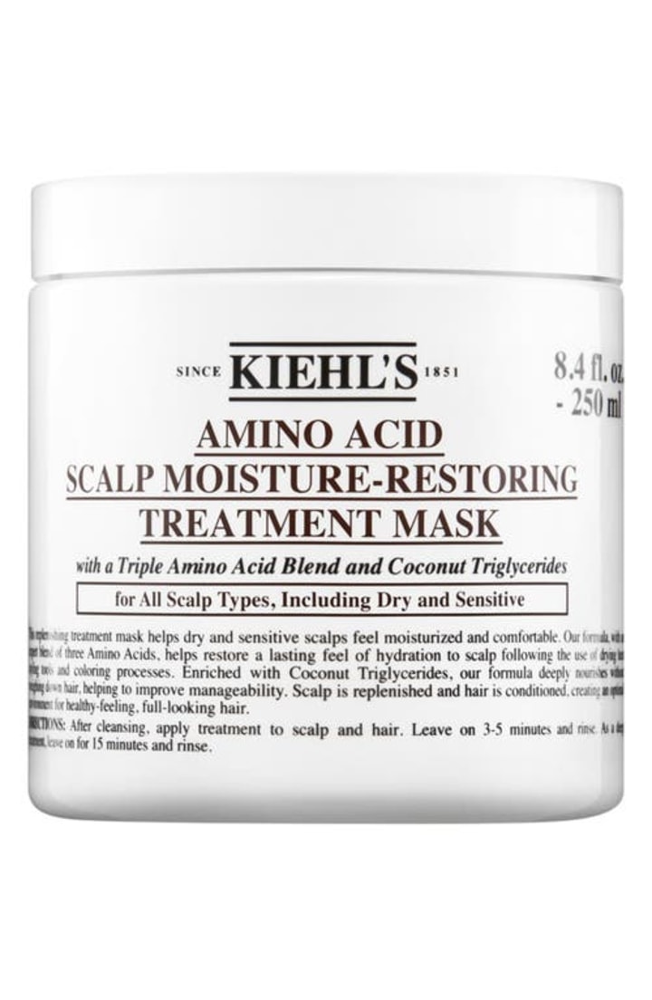 Kiehl&#039;s Since 1851 Amino Acid Scalp Moisture-Restoring Treatment Mask at Nordstrom, Size 8.45 Oz