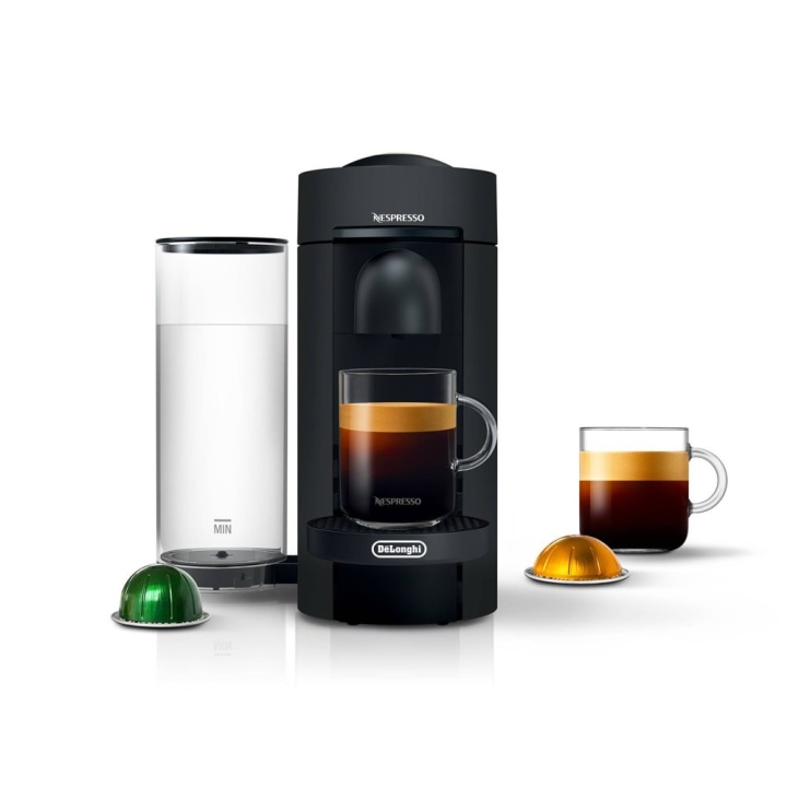 Nespresso VertuoPlus Coffee and Espresso Machine by De&#039;Longhi - Black Matte