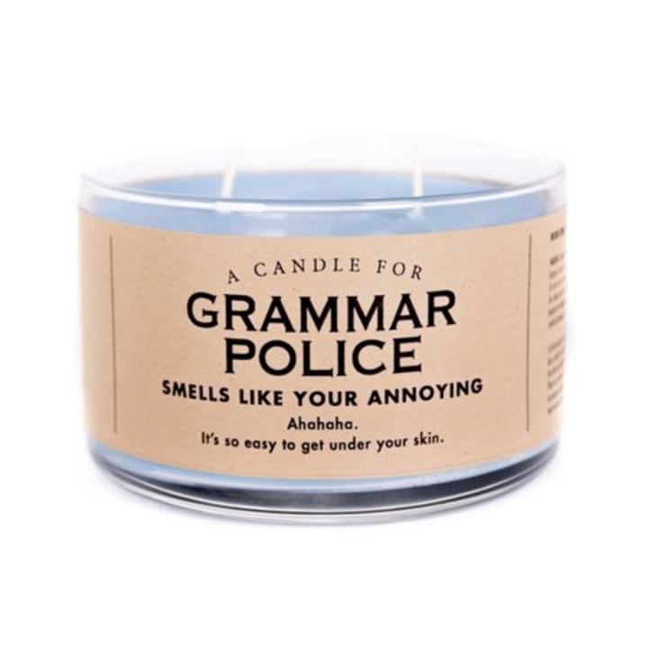Candle for Grammar Police