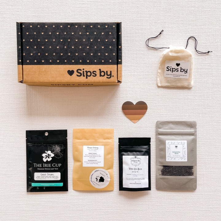 Sips By Black-Owned Tea Bag Brands Box