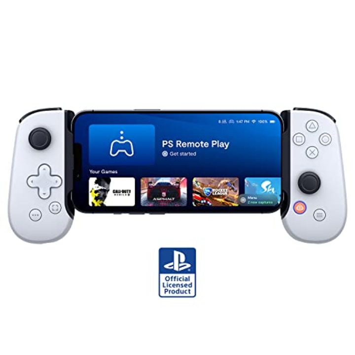 Backbone One Mobile Gaming Controller for iPhone [PlayStation Edition] - Enhance Your Gaming Experience on iPhone - Play PlayStation, Steam, Fortnite, Apex, Diablo Immortal, Call of Duty: Mobile &amp; More