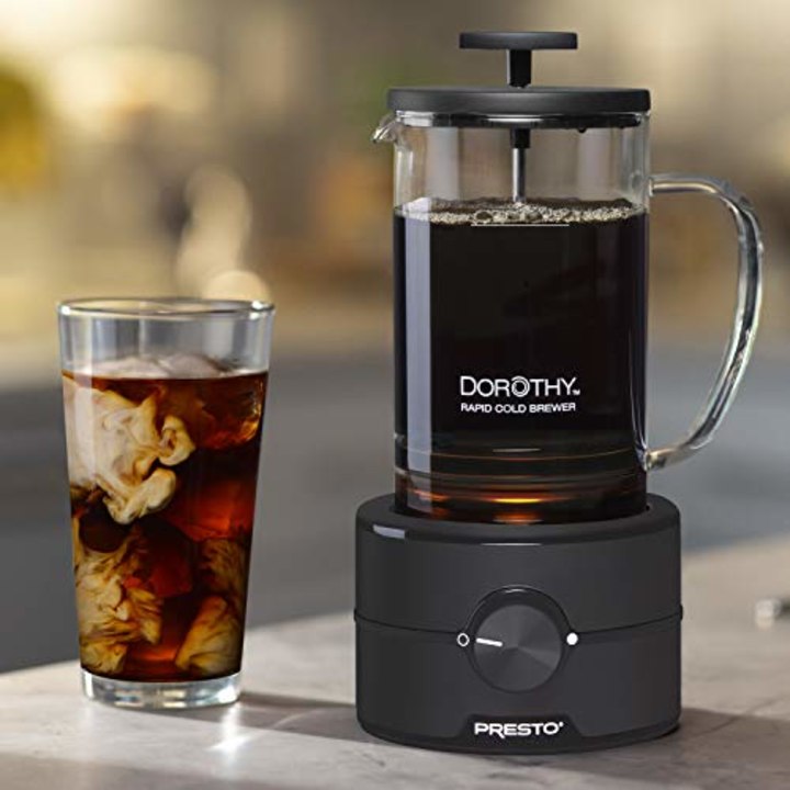Presto 02937 Dorothy(TM) Electric Rapid Cold Brewer - Cold brew at home in 15 minutes - No more waiting 12 to 24 hours.