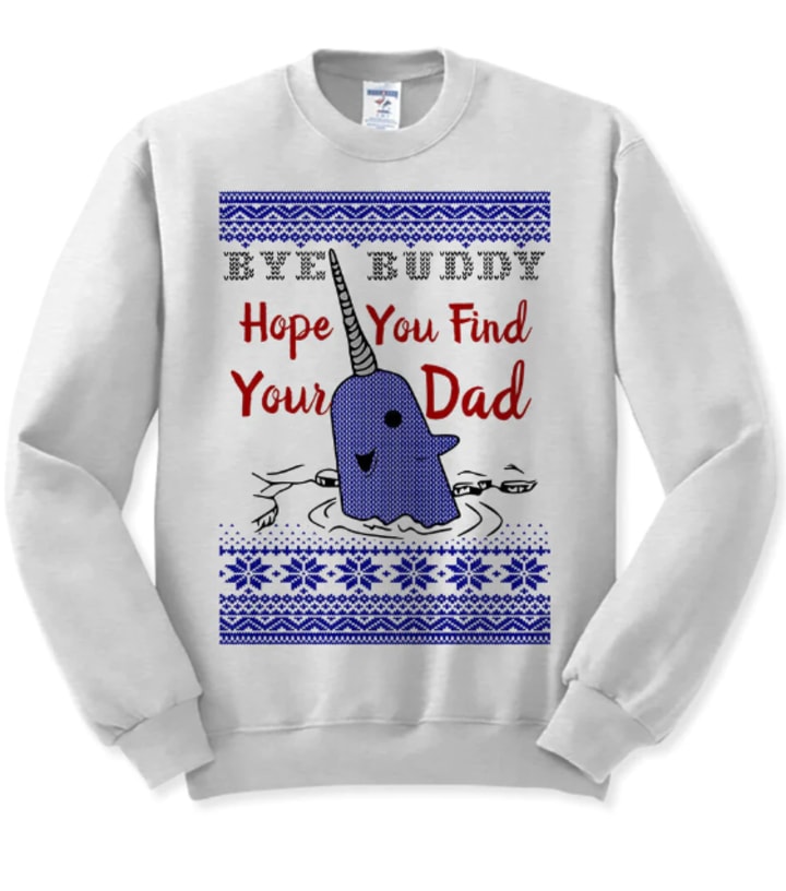 Bye Buddy Elf Ugly Christmas Sweater