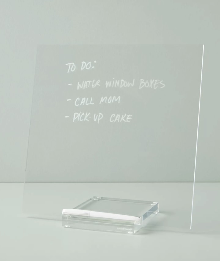 Dry Erase Memo Board