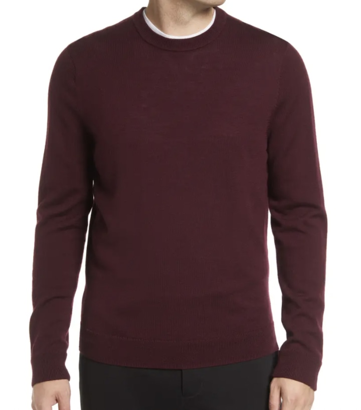 Washable Merino Crewneck Sweater