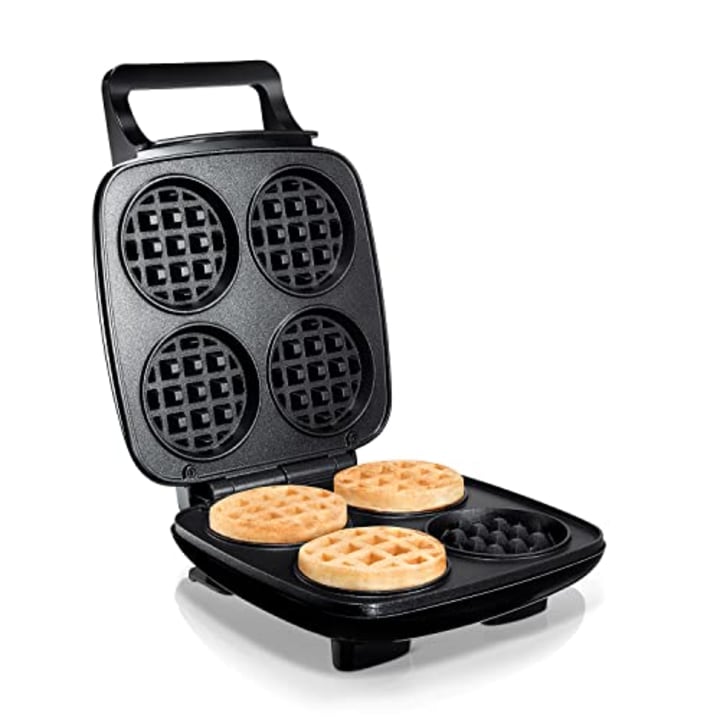 mywaffle Classic Waffle &amp; Chaffle Maker - For Breakfast, Churro, Keto, Belgian and Dessert Waffles - Non-Stick Surface, Extra Deep Plates and Easy to Clean, Perfect for Individuals and Families