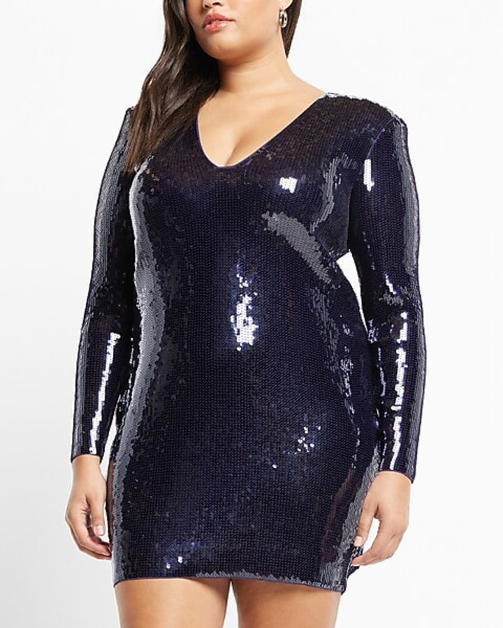10 Head Turning Plus Size Sequin Cocktail Dresses