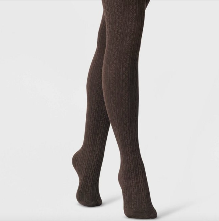 Women's Cable Sweater Tights
