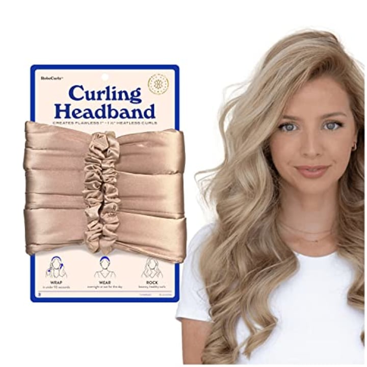 RobeCurls Satin Heatless Hair Curler Set