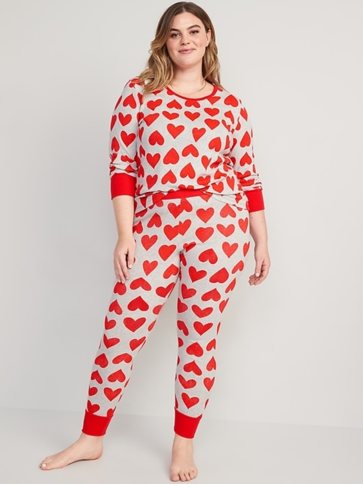 Matching Graphic Pajama Set for Women