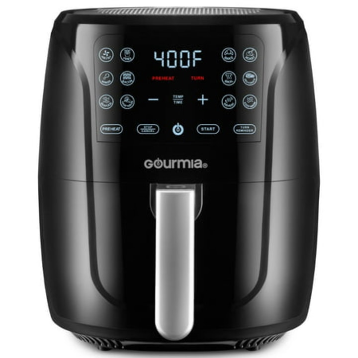 Gourmia 6-Qt Digital Air Fryer with Guided Cooking, Black GAF686