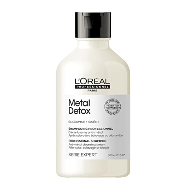 L&#039;Oreal Professionnel Metal Detox Shampoo | Anti-Breakage Shampoo For Damaged or Color-Treated Hair | Detoxifies &amp; Prolongs Hair Color | For All Hair Types | Sulfate-Free | 10.1 Fl Oz
