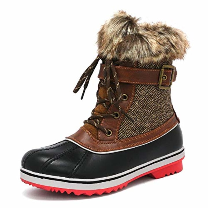 Women&#039;s River 3 Brown Mid Calf Waterproof Winter Snow Boots