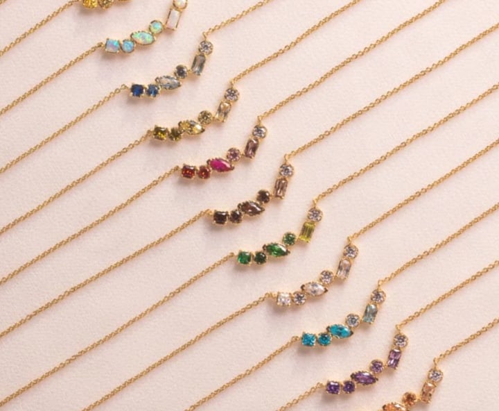 Ombre Birthstone Necklace