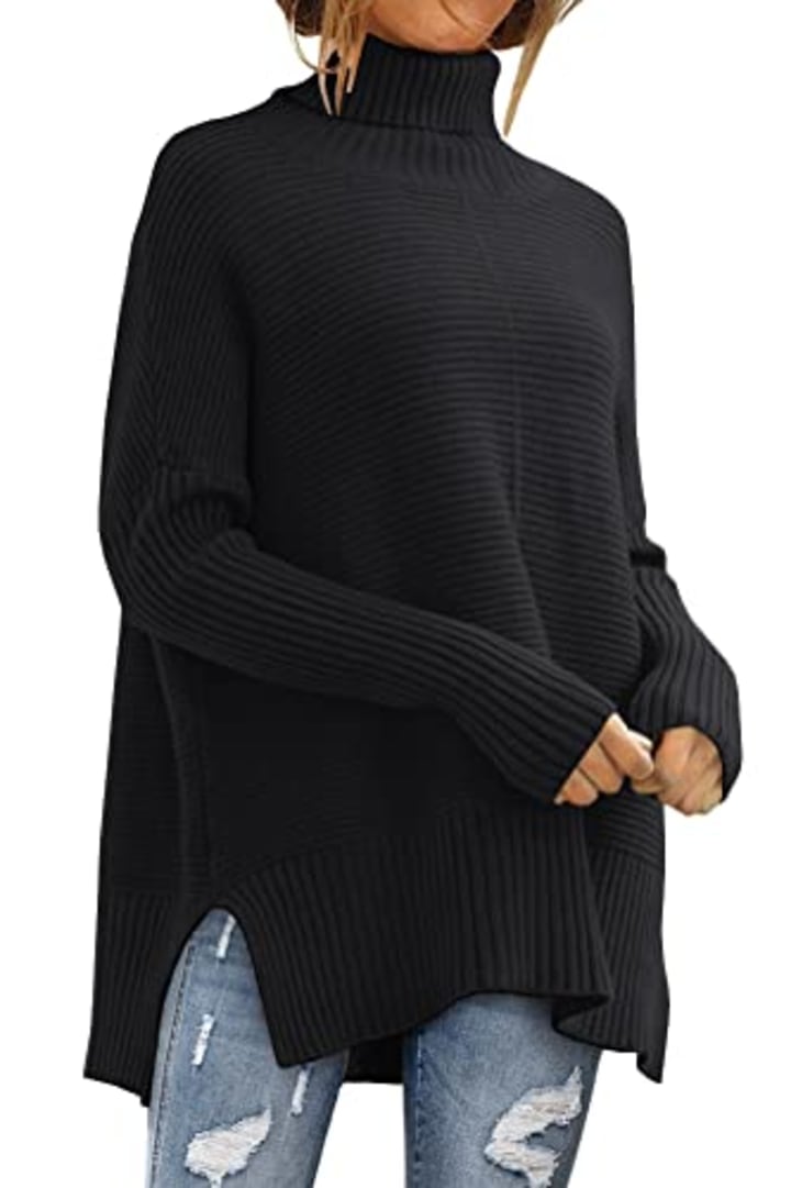 Lillusory Turtleneck Oversized Sweater