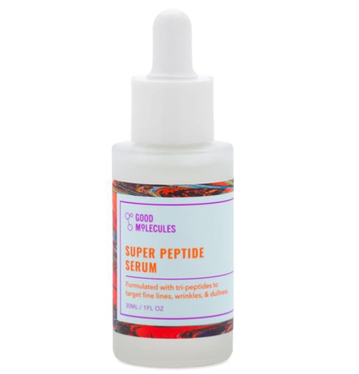Good Molecules Super Peptide Serumc 1 Fl. Oz Formulated With Peptides And Copper Tripeptides! Helps To Hydrate, Brighten, Smooth For A Healthy, Youthful-Looking Glow! Vegan &amp; Cruelty Free, ( 1Pack)
